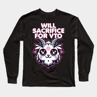 Will Sacrifice for VTO Baphomet Long Sleeve T-Shirt